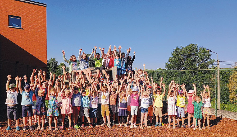 Les enfants de l'école de Limont