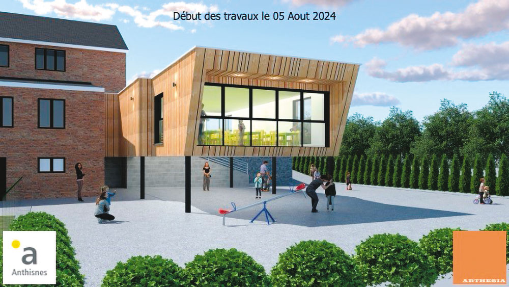 Nouveau réfectoire pour l'école de Villers-aux-Tours