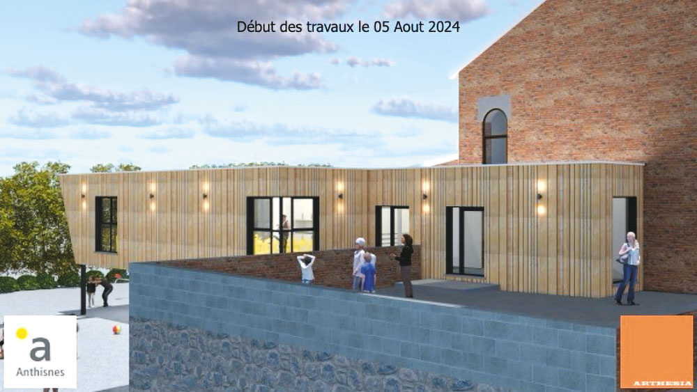 Nouveau réfectoire pour l'école de Villers-aux-Tours