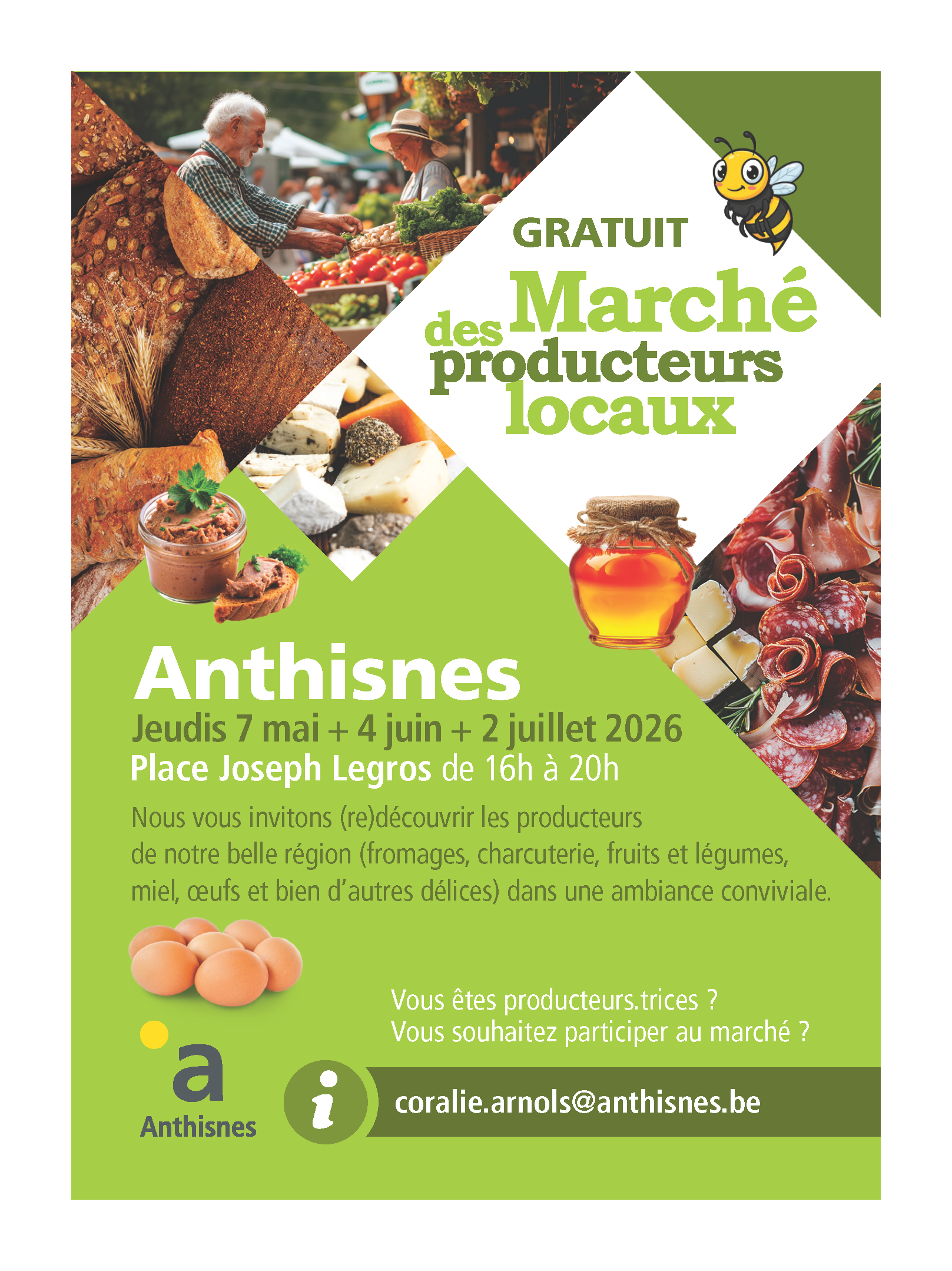 Marché des producteurs locaux – Anthisnes