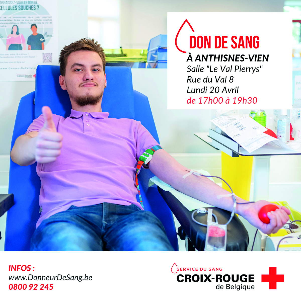 Don de sang – Croix-Rouge