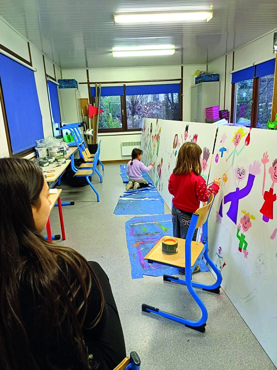 Fresque école d'Anthisnes